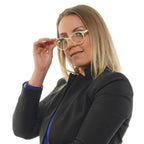 White Acetate Glasses (Frames)