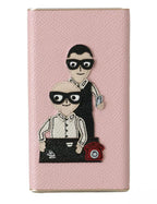 Charger USB Pink Leather #DGFAMILY Power Bank