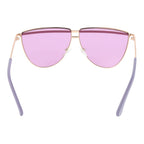 Rose Gold Metal Sunglasses