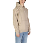 Beige Recycled Polyester Hoodie