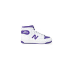 Purple Leather Athletic Sneakers