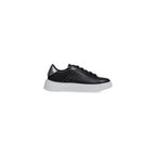 Black Polyethylene Low Top Sneakers