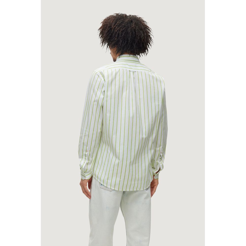 Bicolor Cotton Dress Shirt