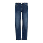Blue Cotton Skinny Jeans