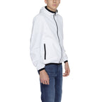 White Polyester Shell Jacket