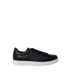 Black And White Polyethylene Low Top Sneakers