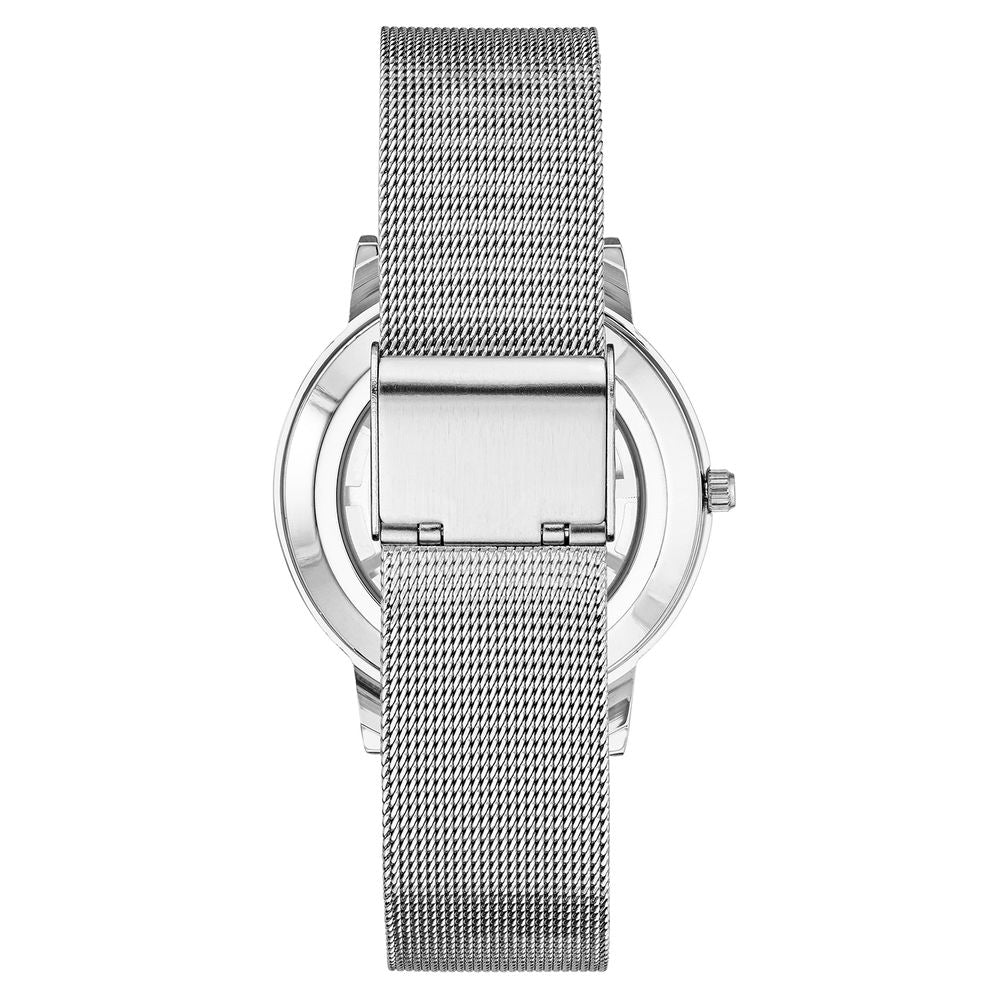 Silver Stainless Steel Dress Watch
