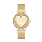 Gold Stainless Steel Dress Watch