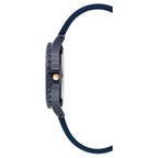 Blue Synthetic Dress Watch