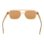 Beige Plastic Sunglasses