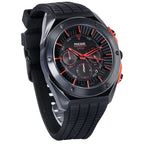 Black Rubber Sport Watch