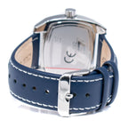 Blue Leather Dress Watch