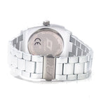 Silver Aluminum Dress Watch