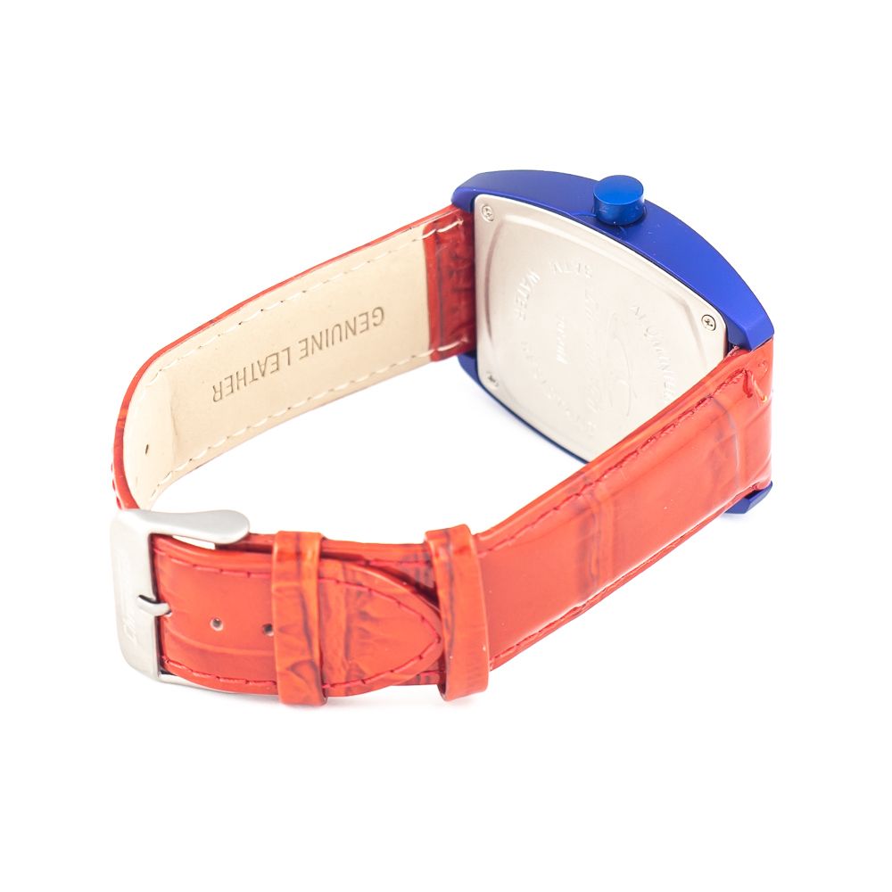 Multicolor Leather Dress Watch