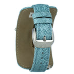 Bicolor Leather Dress Watch