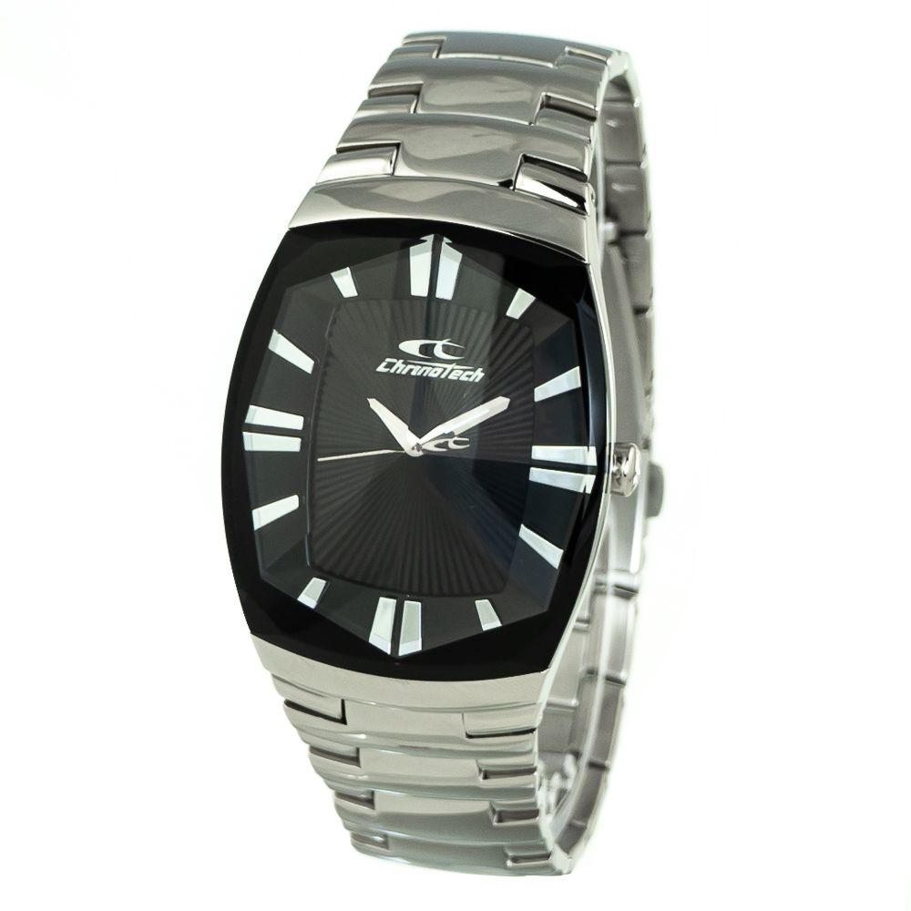 Silver Stainless Steel Dress Watch