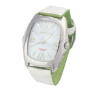 Bicolor Leather Dress Watch