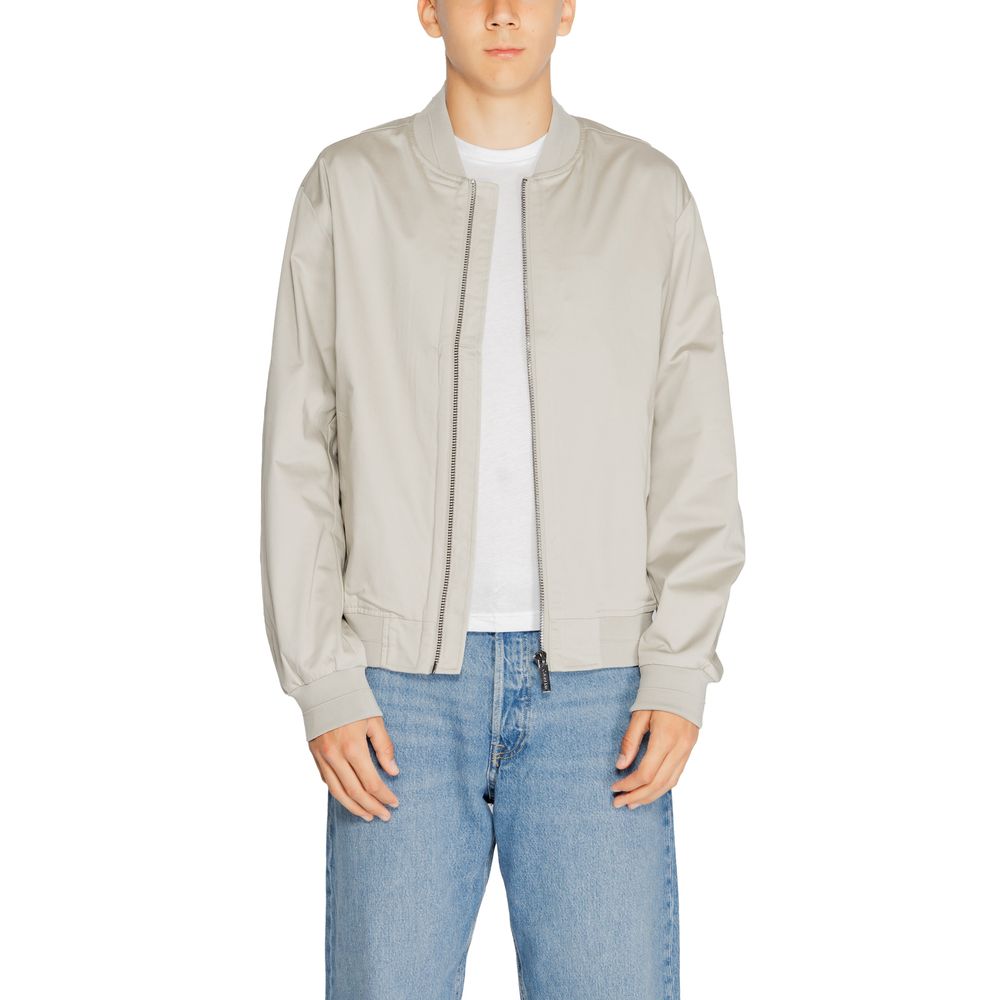 Gray Organic Cotton Bomber