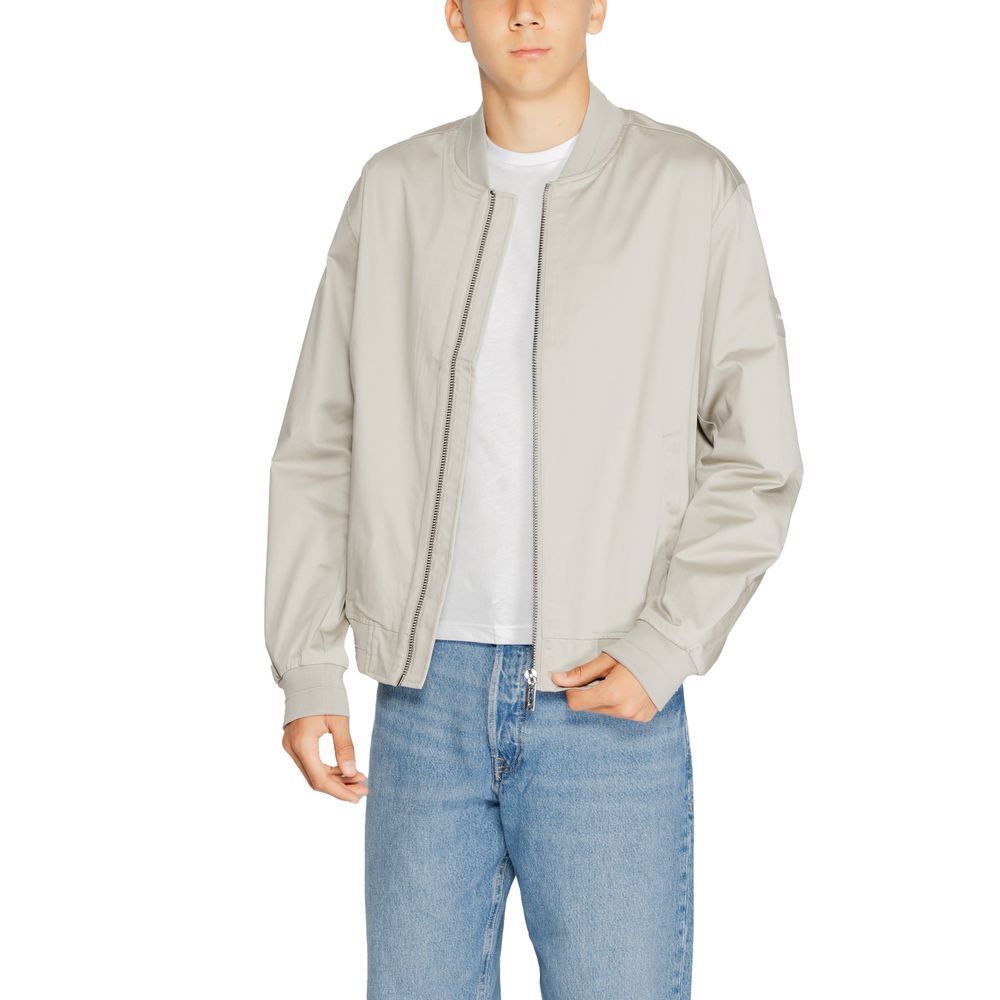 Gray Organic Cotton Bomber