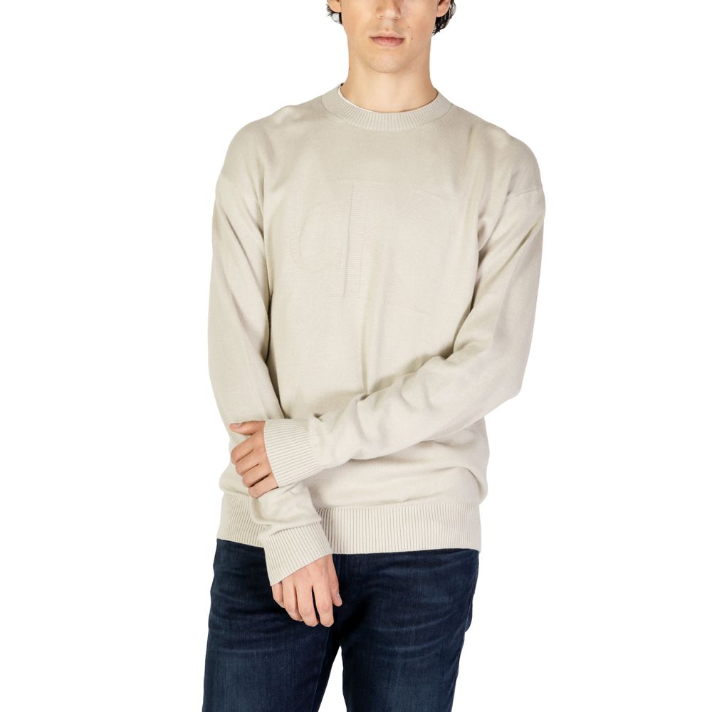 Beige Organic Cotton Sweatshirt