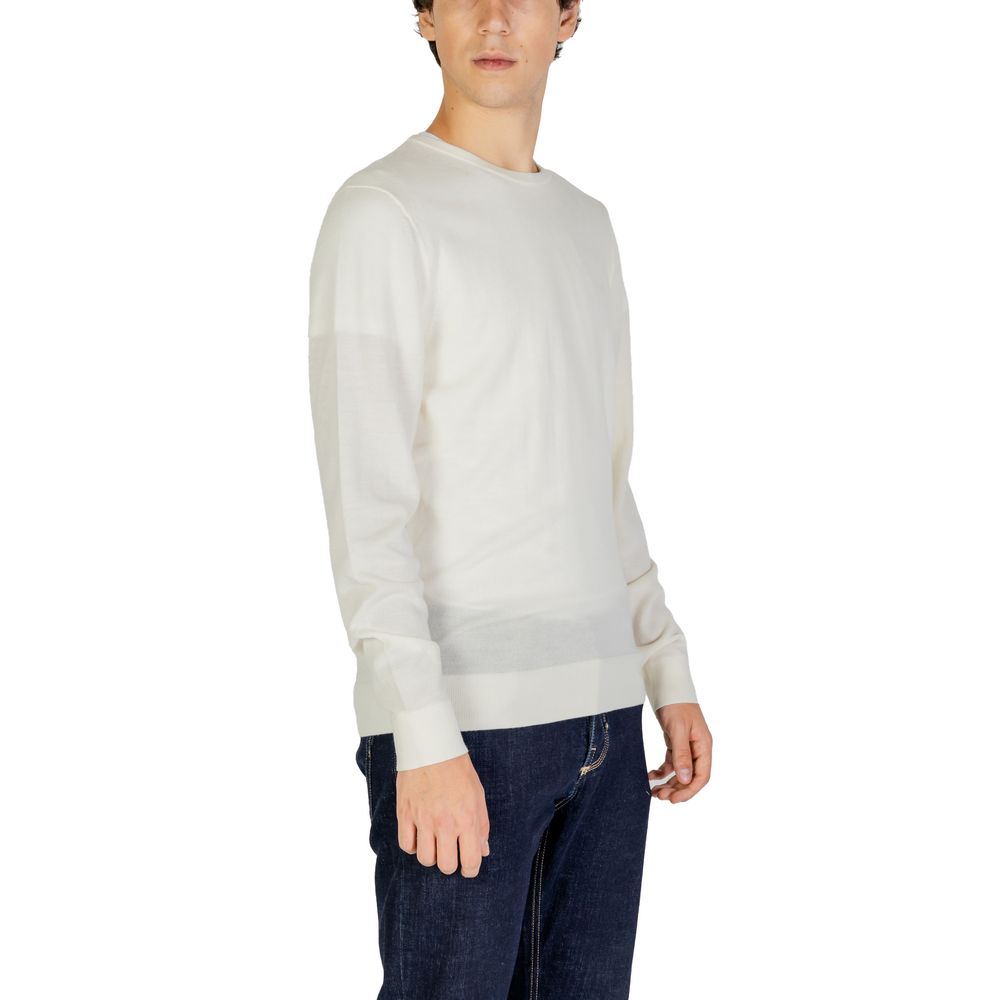 Cream Recycled Wool Sweatshirt