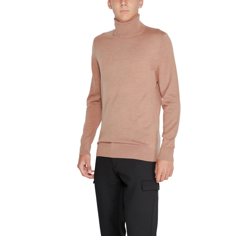 Beige Wool Turtleneck