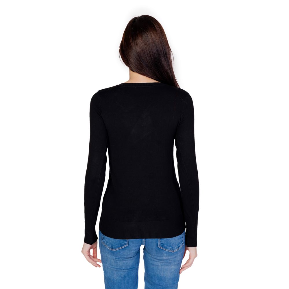 Black Cotton Sweatshirt