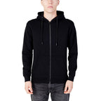 Black Polyester Hoodie