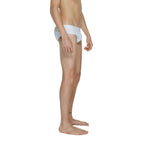White Polyamide Swim Briefs