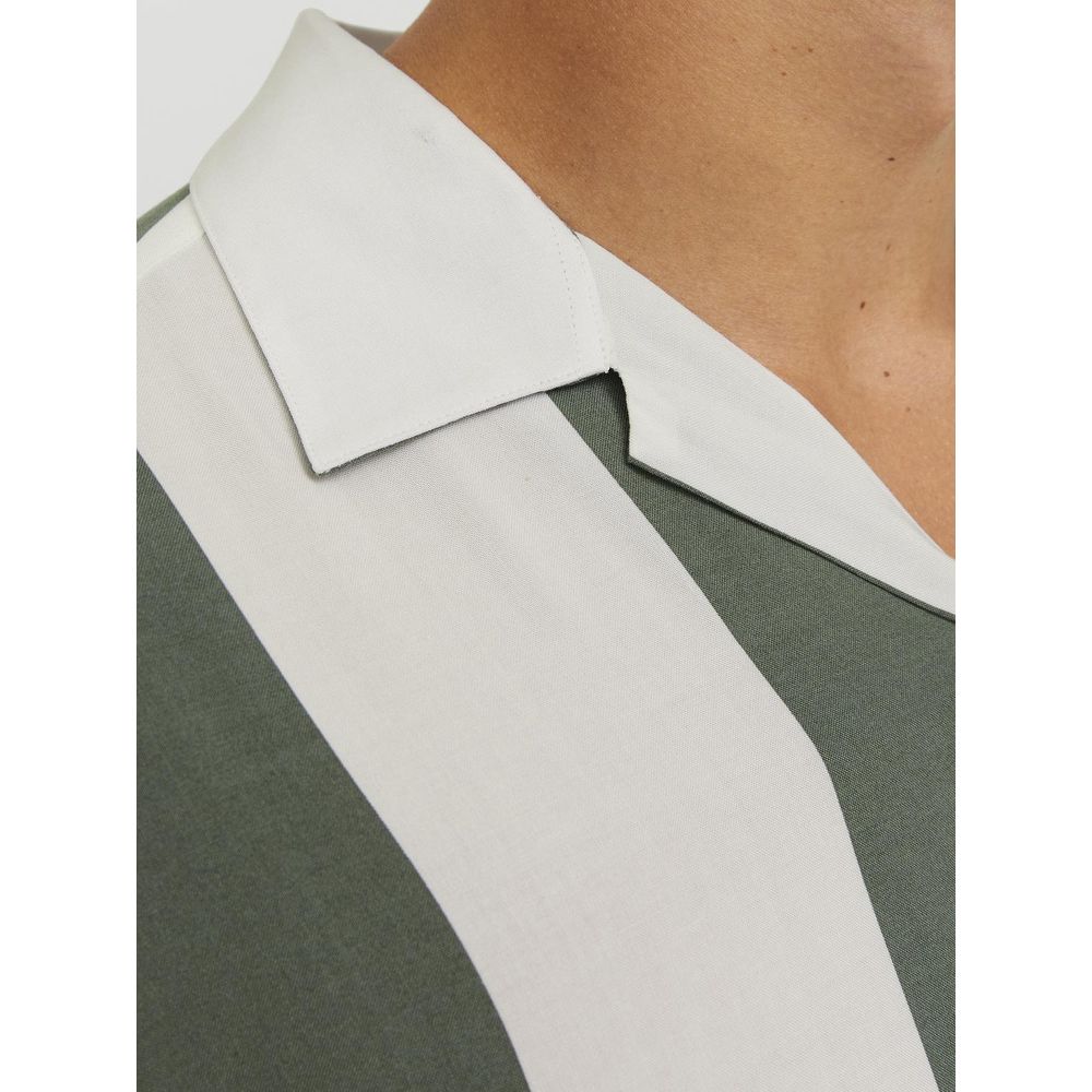 Green Viscose Shortsleeve Shirt