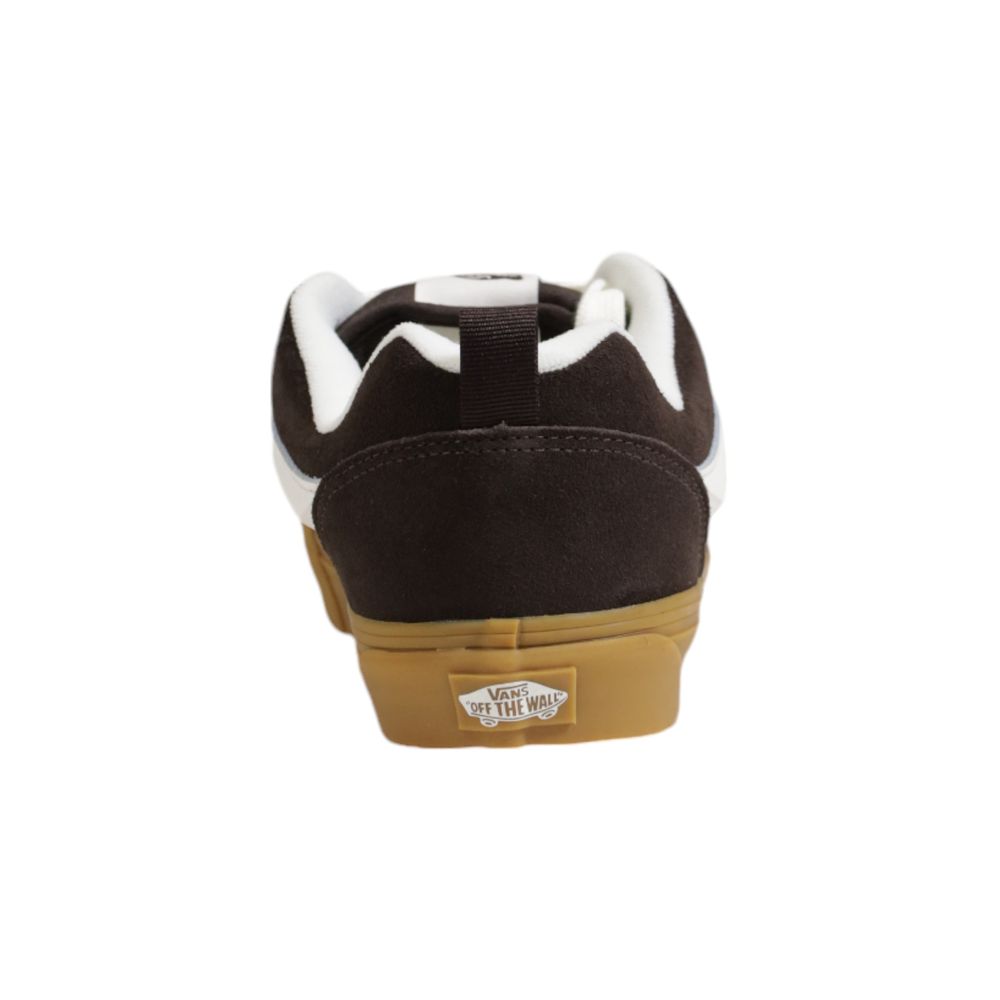 Brown Suede Leather Low Top Sneakers