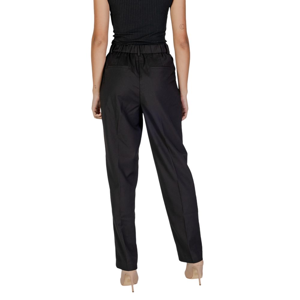 Black Polyester Dress Pants