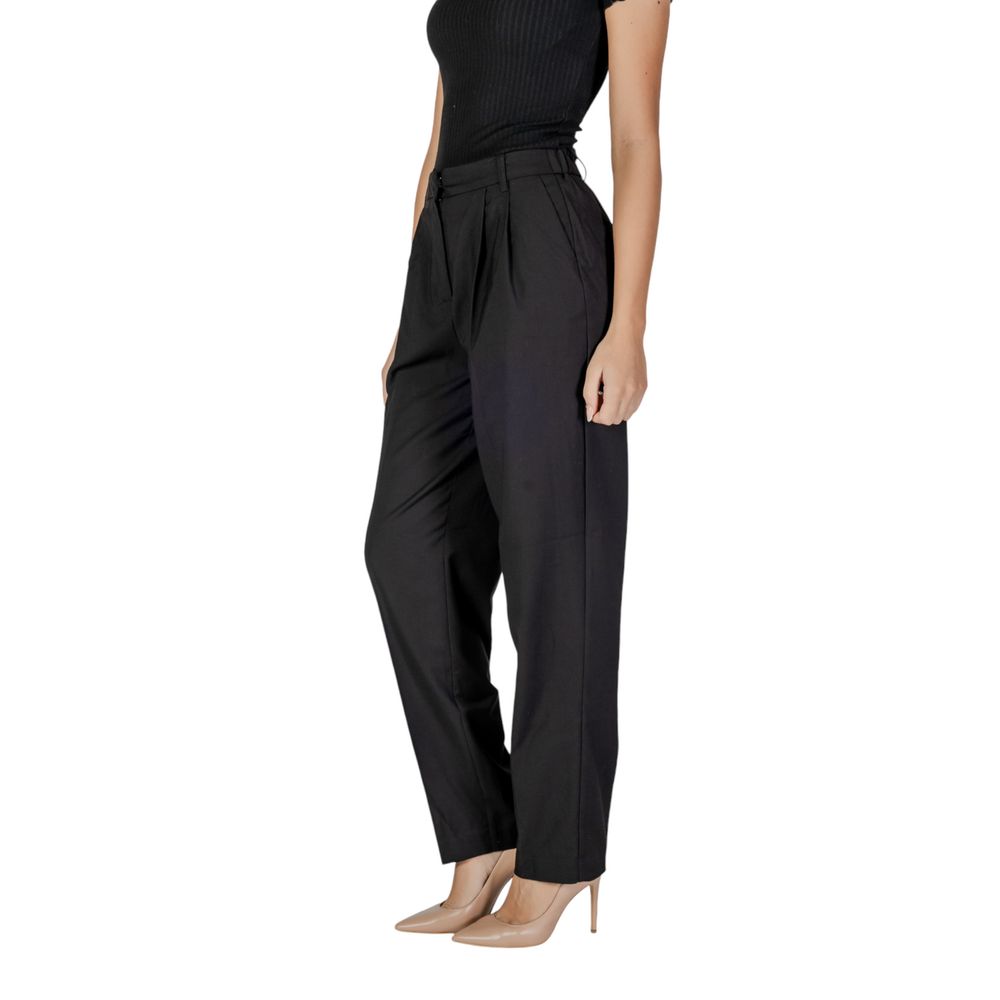 Black Polyester Dress Pants