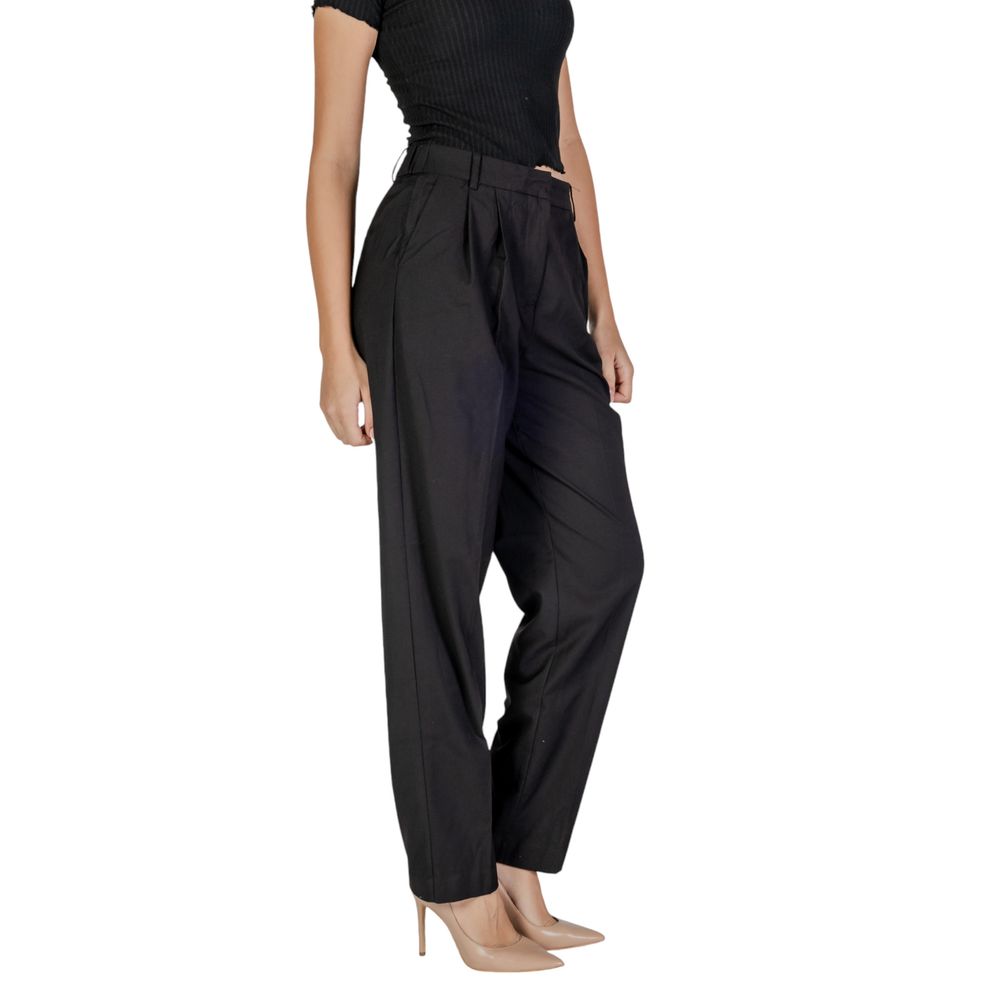 Black Polyester Dress Pants