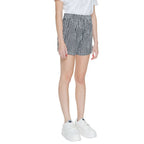 Black Viscose Shorts