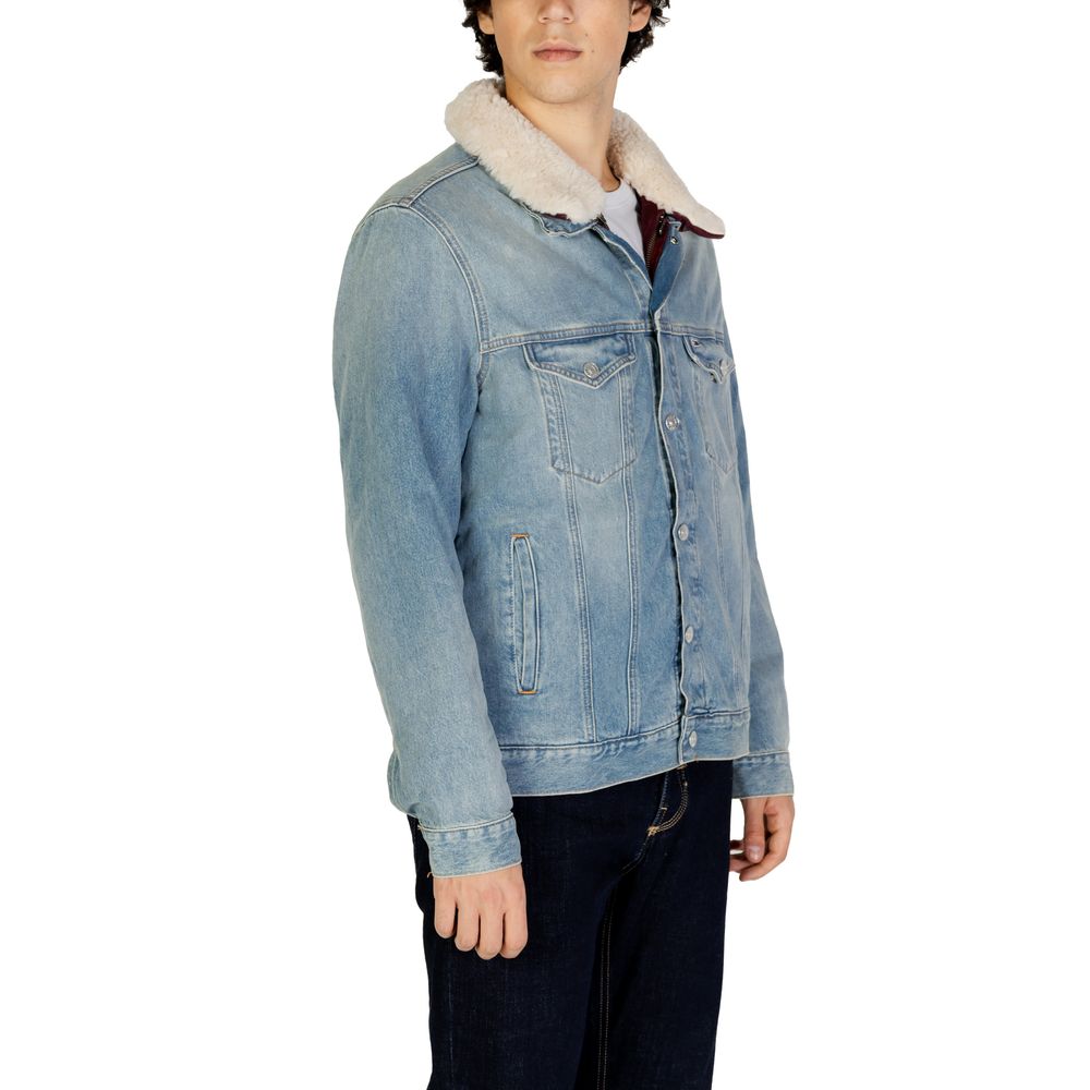 Light Blue Cotton Denim Jacket