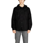 Black Cotton Shell Jacket
