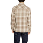 Beige Polyester Pattern Shirt