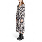 Gray Viscose Long Dress