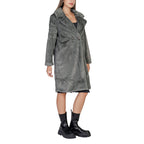 Black Polyester Coat