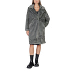 Black Polyester Coat