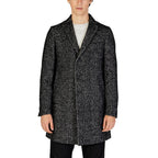 Black Polyester Coat