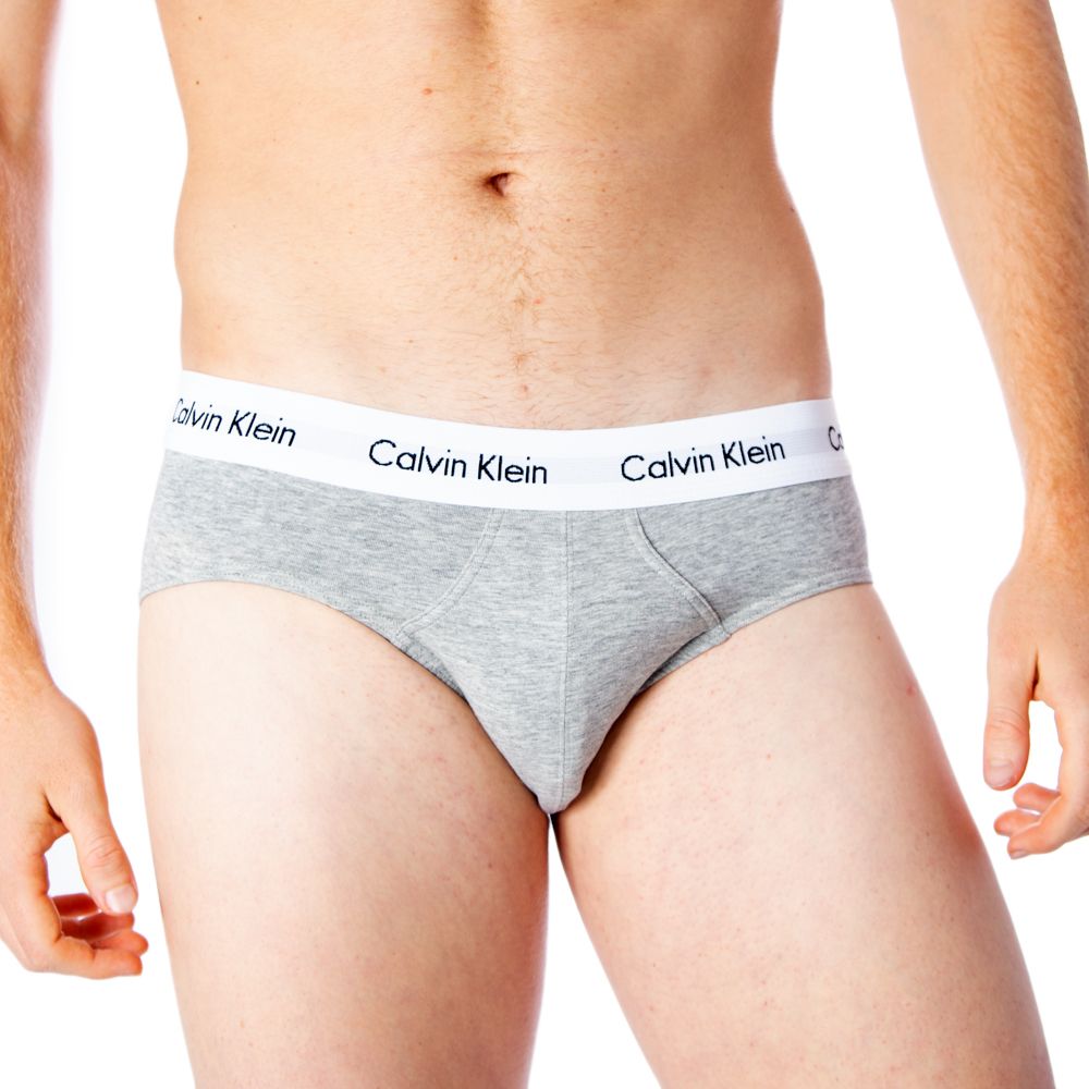 Gray Cotton Briefs