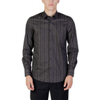 Gray Cotton Pattern Shirt