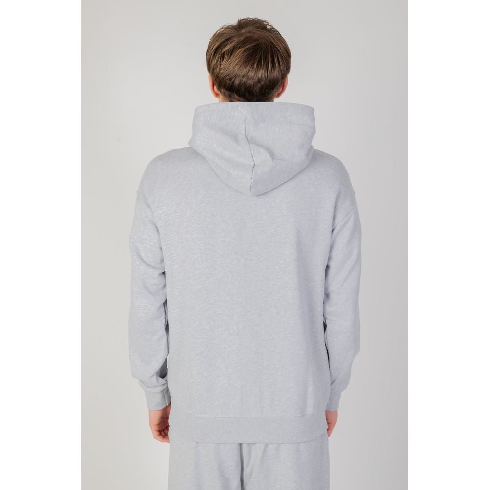 Gray Cotton Hoodie