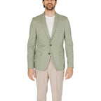 Green Cotton Blazer