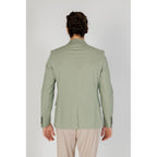 Green Cotton Blazer