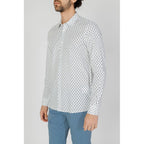 White Viscose Pattern Shirt