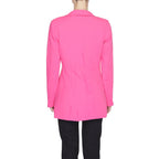 Pink Polyester Blazer