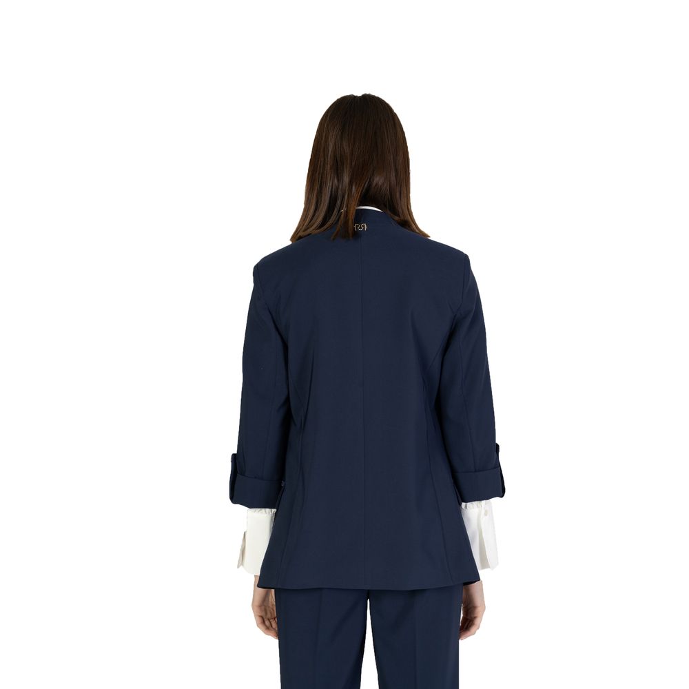 Blue Polyester Blazer